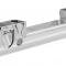 Redline Restomotive® Mustang 64-66 Arm Rest Base - Chrome LG-10-460
