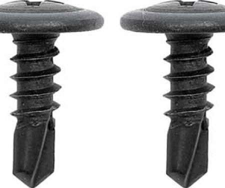 Redline Restomotive® 1967-1969 Camaro / Firebird 4 Piece Door Jamb Seals Screw Set