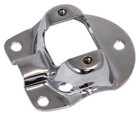 Redline Restomotive® Mustang 67-70 Shock Tower Caps - Left or Right, Chrome LG-10-694