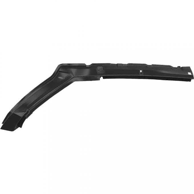 Redline Restomotive® 1968-1972 Chevy II / Nova 2 Door Coupe Outer Right Roof Structure Side Rail with Bottom Bracket (From A-Pillar to Rear Wheelhouse)