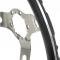 Redline Restomotive® Camaro 69/Chevelle, El Camino 69-72/Nova69-70/Monte Carlo 70-72/Impala 70/Chevy P/U 67-87 3-Spoke Comfort Grip Steering Wheel - Black Spokes LG-00-2492