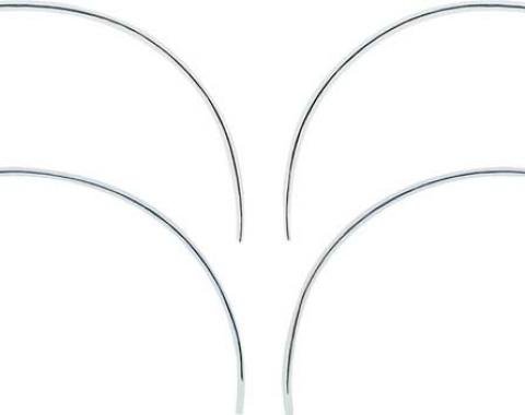 Redline Restomotive® Camaro 68 RS Only Wheel Opening Moulding Set (4-Pieces Set) LG-00-590-A
