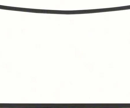 Redline Restomotive® Camaro/Firebird 75-81 RR. Window Moulding Set - 4 Pcs (Black Anodized) LG-00-1596-A
