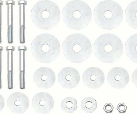Redline Restomotive® 1961-1964 Full Size Chevy Hardtop / Sedan Body Mount Bushing Bolt Set