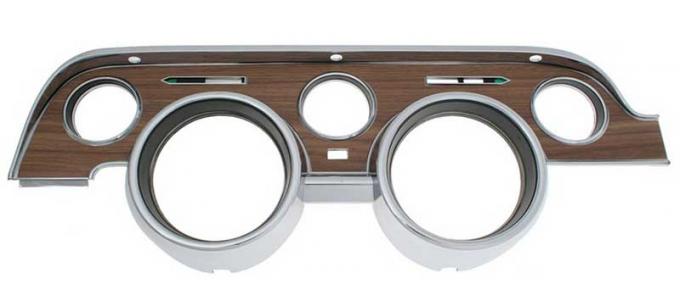 Redline Restomotive® Mustang 68 Deluxe Instrument Bezel - Woodgrain LG-10-150