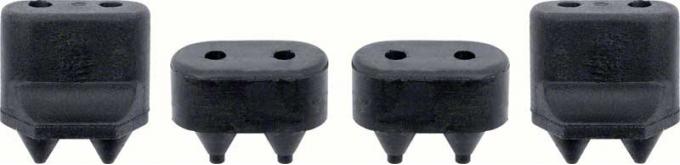 Redline Restomotive® 1968-1979 Chevy II / Nova 4 Piece Outer Door Bumpers