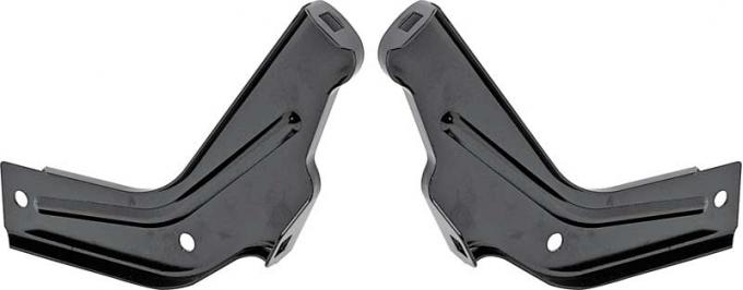 Redline Restomotive® 1966-1967 Chevrolet Chevy II Front Bumper Inner Brackets