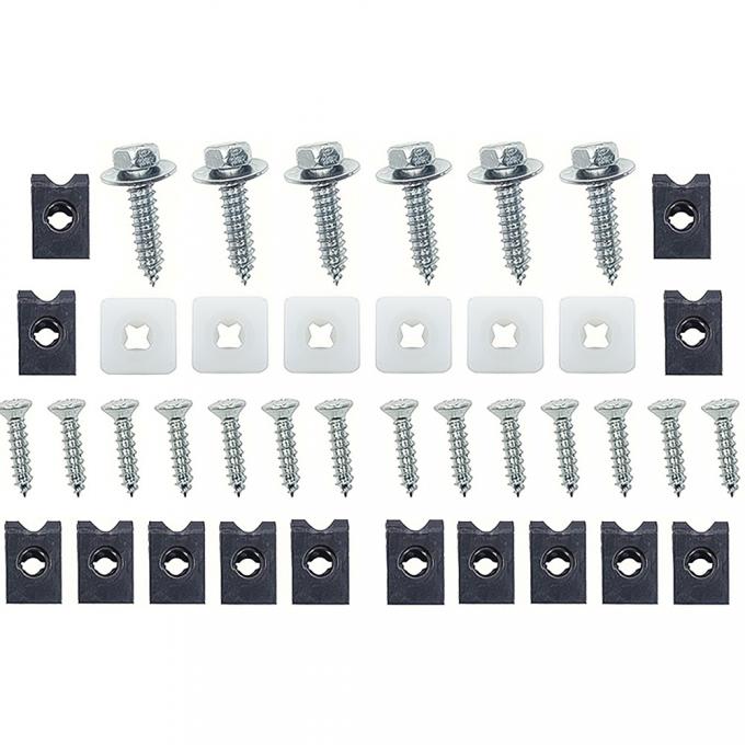Redline Restomotive® 1969 Chevrolet Camaro 40 Piece Front Grill Fastener Kit