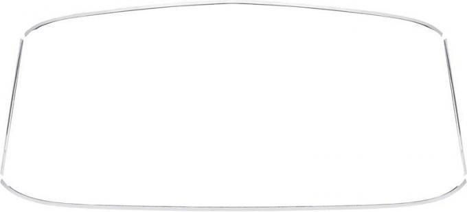 Redline Restomotive® Nova 62-67 Hardtop (4-Pieces Set) Windshield Moulding Set LG-00-1600-A