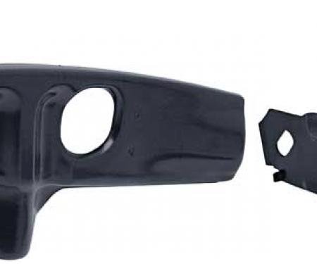 Redline Restomotive® 1968-1972 Chevy II / Nova Front Right 2 Piece Bumper Bracket Set