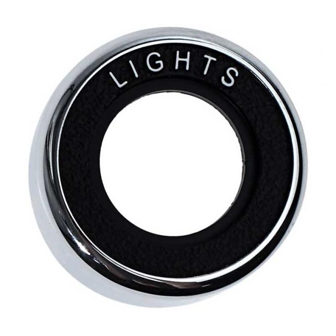 Redline Restomotive® Mustang 69 Fastback Headlight Switch Bezel LG-10-824