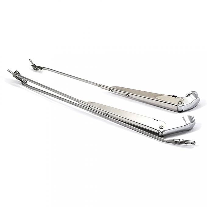 Redline Restomotive® GM. A-Body 68-72, w/Hidden Arm Style Polished Wiper Arms - Pair (RH+LH) LG-00-1970-A