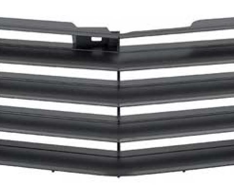 Redline Restomotive® 1980-1981 Chevrolet Camaro RS / Z-28 Black Upper Grille
