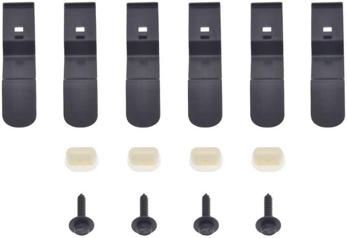 Redline Restomotive® 1973-1980 Chevy Truck 14 Piece Dash Pad Hardware Installation Kit
