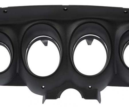 Redline Restomotive® Mustang 69 Instrument Bezel - Black LG-10-567