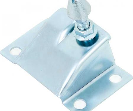 Redline Restomotive® 1968-1972 Chevy II / Nova Hood Latch Catch Striker Assembly with Pilot Bolt