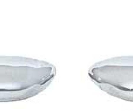 Redline Restomotive® 1970-1973 Chevrolet Camaro Rally Sport Front Split Chrome Bumpers