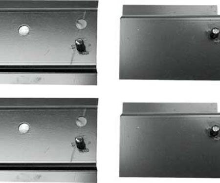 Redline Restomotive® Nova 68-71 Exc. SS Model Bucket Seat Mounting Brackets (8 Pcs/Set) LG-00-253