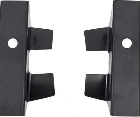 Redline Restomotive® Camaro 73-81/Firebird 70-81 Console to Floor Mounting Bracket Set - 2 Pieces LG-00-2090-A