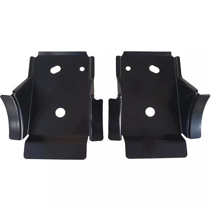 Redline Restomotive® 1968-1972 Chevy II / Nova / Ventura Trunk Lid Hinge Lower Support Brackets