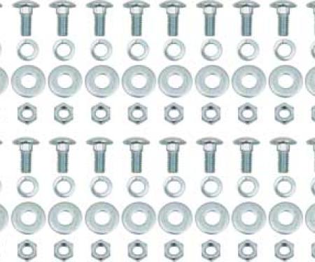 Redline Restomotive® 1967-1972 Chevy Truck Steel Perimeter Mounting Hardware for Steel Floor Truck