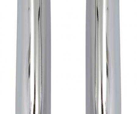 Redline Restomotive® Mustang 64-66 RR. Bumper Chrome Guard - 1 Pair (RH & LH) LG-10-253