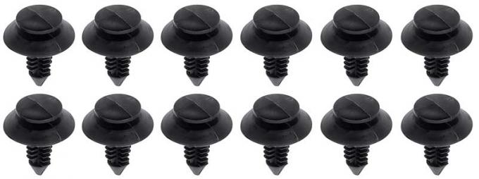 1979-93 Mustang, 1979-99 Ford, Lincoln, Mercury, Door Panel Clip Set, 12 Pieces