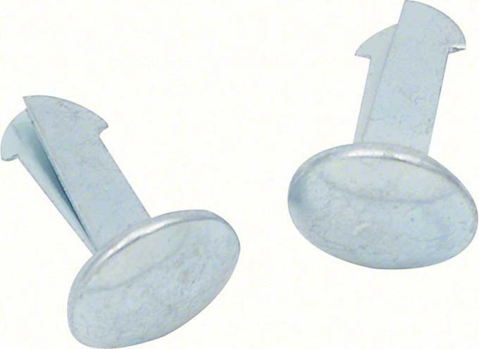 Redline Restomotive® 1965-1981 GM Car Seat Side Bracket Cover Fasteners