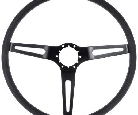 Redline Restomotive® Camaro 69/Chevelle, El Camino 69-72/Nova69-70/Monte Carlo 70-72/Impala 70/Chevy P/U 67-87 3-Spoke Comfort Grip Steering Wheel - Black Spokes LG-00-2492