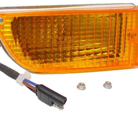 Redline Restomotive® 1971-1972 Ford Mustang Right Hand Amber Parking Lamp Assembly