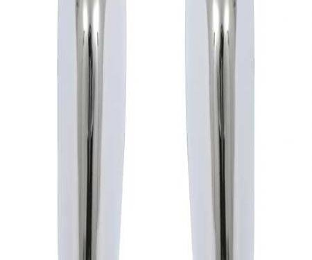 Redline Restomotive® Mustang 64-66 Ft. Bumper Guard Chrome-1 Pair LG-10-256