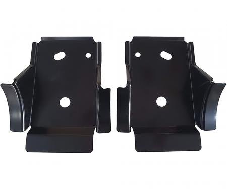 Redline Restomotive® 1968-1972 Chevy II / Nova / Ventura Trunk Lid Hinge Lower Support Brackets