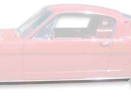 Redline Restomotive® Mustang 64-66 Rocker Panel Moulding - LH LG-10-107/LH