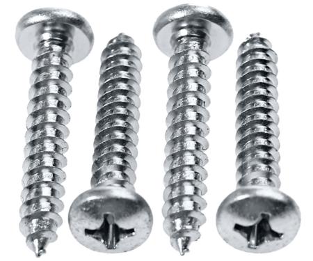 Redline Restomotive® Phillips Pan Head Tapping Screw Set, 18-8, # 8 X 5/8" L, 4-Pieces