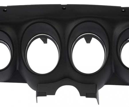 Redline Restomotive® 1970 Ford Mustang Black Instrument Bezel