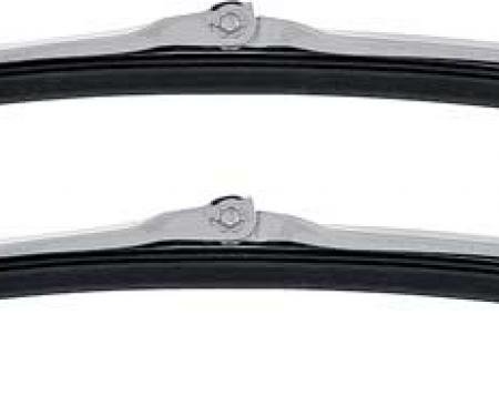 Redline Restomotive® Camaro/Firebird 70-92 w/Hidden Wiper System Wiper Blade - Brushed (18