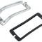Redline Restomotive® Mustang 67 exc.shelby (Use 6 Per Car) Taillight Bezel - Chrome, 1 Pc LG-10-240