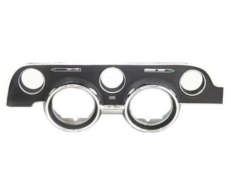 Redline Restomotive® Mustang 68 Std Instrument Bezel - Black LG-10-149
