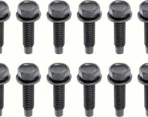 Redline Restomotive® 1968-1981 Camaro / Firebird / Nova 16 Piece Lower Door Hinge Bolt Set