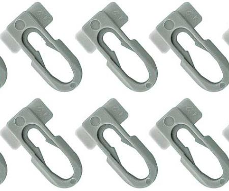 Redline Restomotive® 1969-1972 Chevrolet / GMC Truck 10 Piece Paint Divider Cab Molding Clip Set