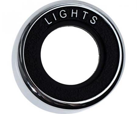 Redline Restomotive® Mustang 69 Fastback Headlight Switch Bezel LG-10-824