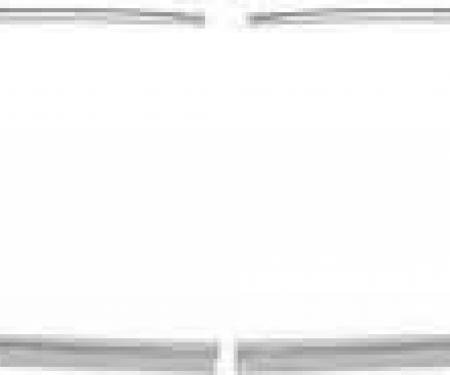 Redline Restomotive® Nova 68-74 RR. Window Moulding Set (4-Pieces Set) LG-00-1612-A