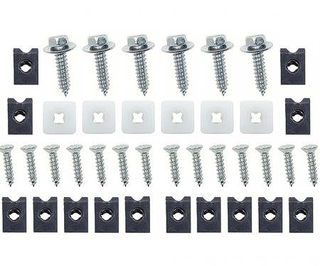 Redline Restomotive® 1969 Chevrolet Camaro 40 Piece Front Grill Fastener Kit