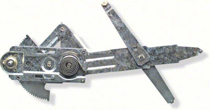 Redline Restomotive® Camaro/Firebird 68-69 Std Window Regulator - LH, Manual LG-00-442/LH