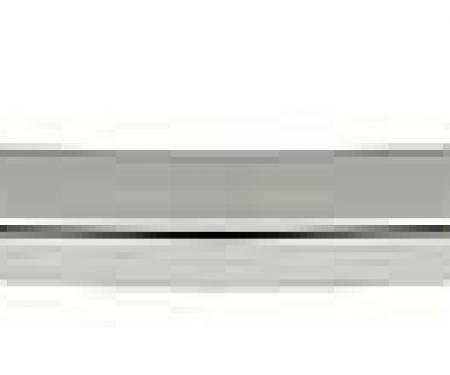 Redline Restomotive® Mustang 71-72 Hood Moulding - Front, Chrome LG-10-468