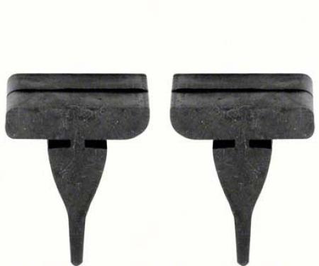 Redline Restomotive® 1967-1968 Pontiac Firebird 4 Piece Rubber Hood Stopper Set
