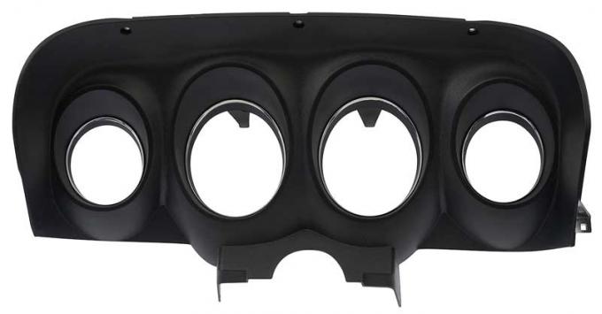 Redline Restomotive® 1970 Ford Mustang Black Instrument Bezel