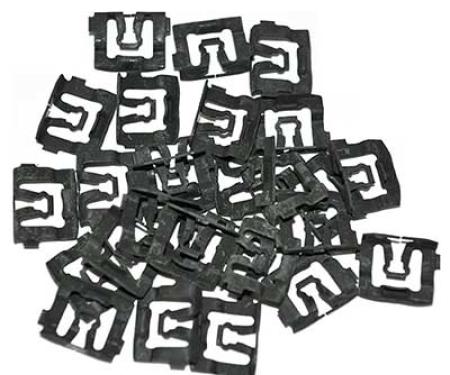 Redline Restomotive® 1967-1970 Ford Mustang Fastback 27 Piece Rear Window Clip Kit
