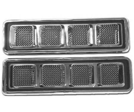 Redline Restomotive® 1968-1969 Chevrolet Camaro Super Sport Hood Louvers