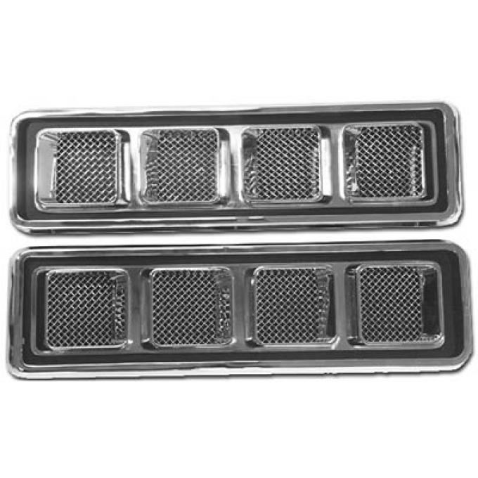 Redline Restomotive® 1968-1969 Chevrolet Camaro Super Sport Hood Louvers